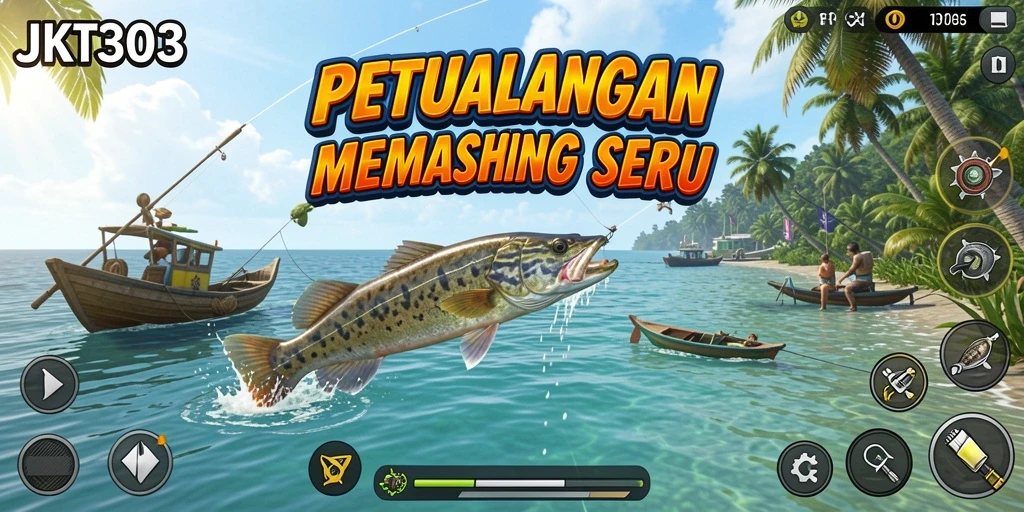Tangkapan ikan yang fantastis dalam gameplay JKT303 yang menarik.