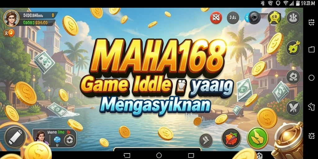 Tangkapan layar utama MAHA168 menampilkan momen gameplay menegangkan.