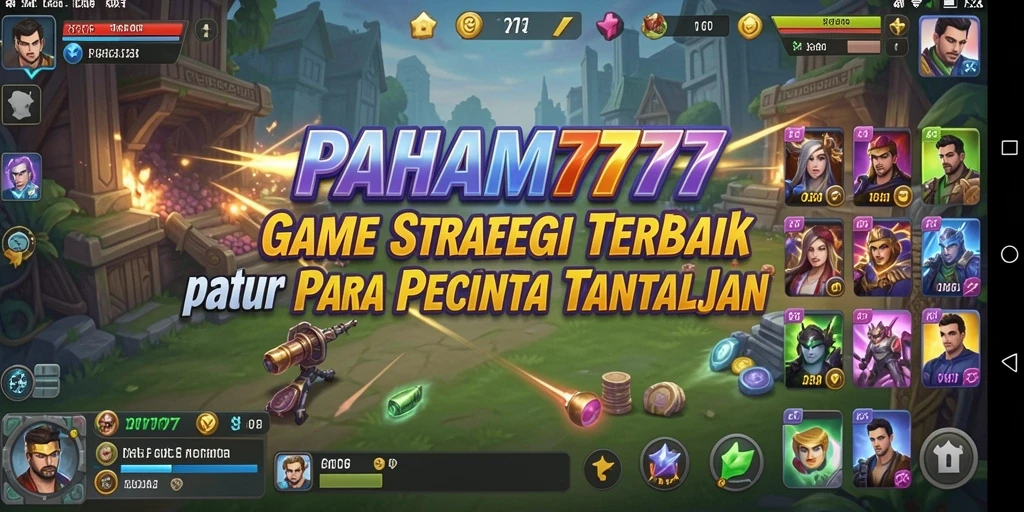 Tangkapan layar utama PAHAM777 menampilkan aksi strategi yang mendebarkan.