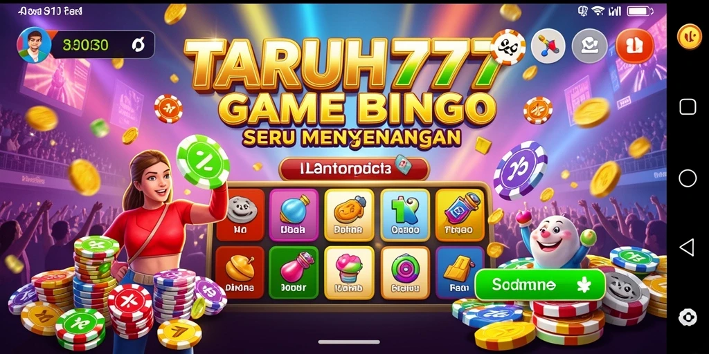 Tampilan gameplay TARUH777 yang seru dan interaktif dalam permainan Bingo.
